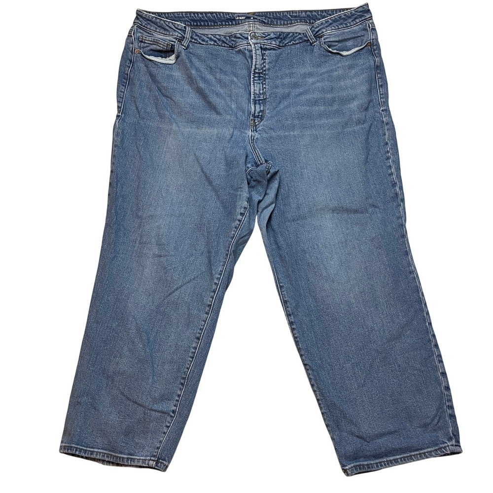 Old Navy Jeans Womens‎ 26 Blue OG Straight High Rise Loose Jasmine 876564-00